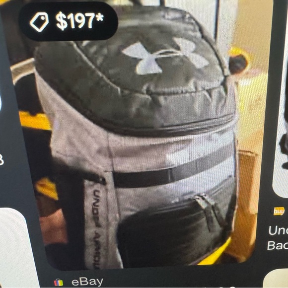 Under Armour Charcoal and Black Backpack - Picture 1 of 3